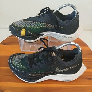 Nike ZoomX Vaporfly Next% 2 Womens 8 Black Running Shoes Sneakers CU4123-001